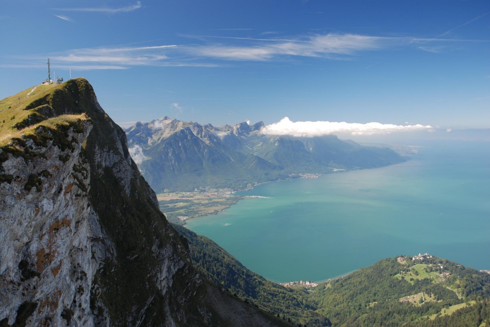 rochers de naye view from top