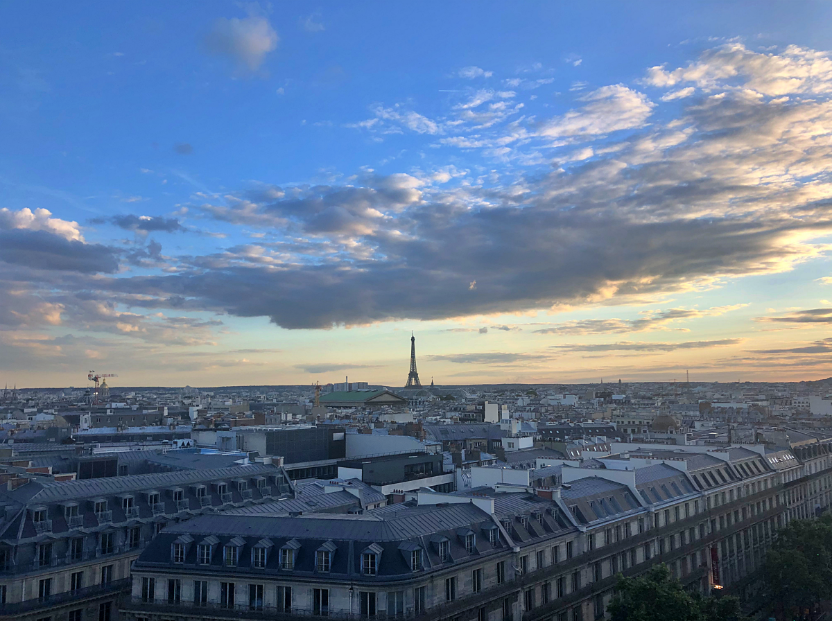 Paris landscape view