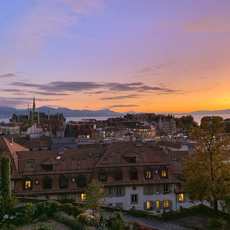 Lausanne sunset