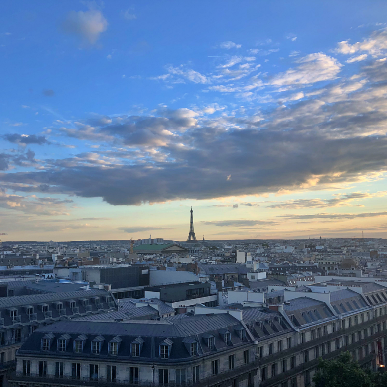Paris landscape view